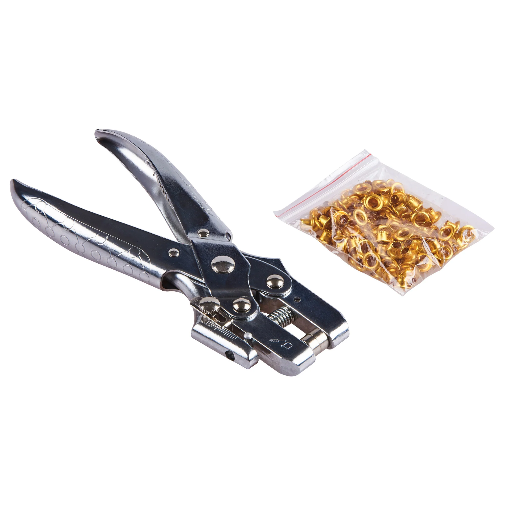 Heavy Duty Eyelet Plier With 100 Eyelets