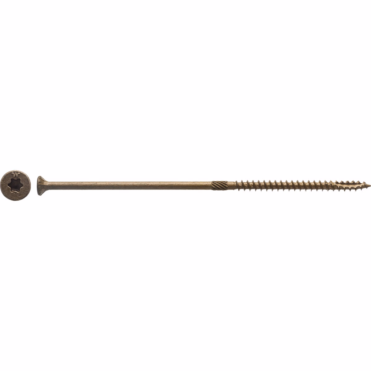 Big Timber #10 x 6 In. Bronze Flat Head Wood Screw (32-Count, 1 Lb.)