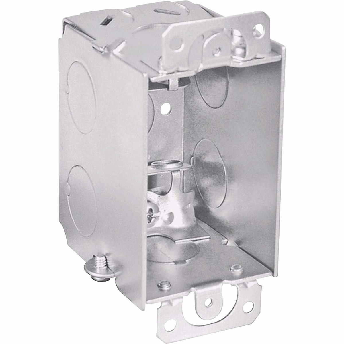 Southwire 1-Gang Steel Welded Armored Cable Wall Box