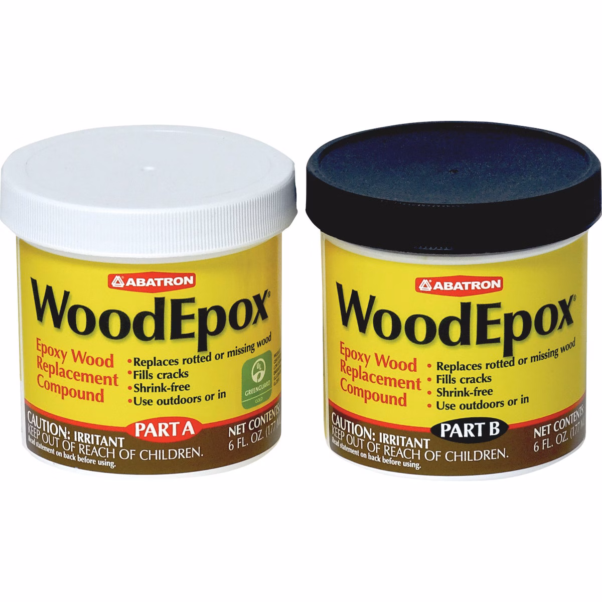 Abatron WoodEpox – Includes 6 Oz. Part A & 6 Oz. Part B