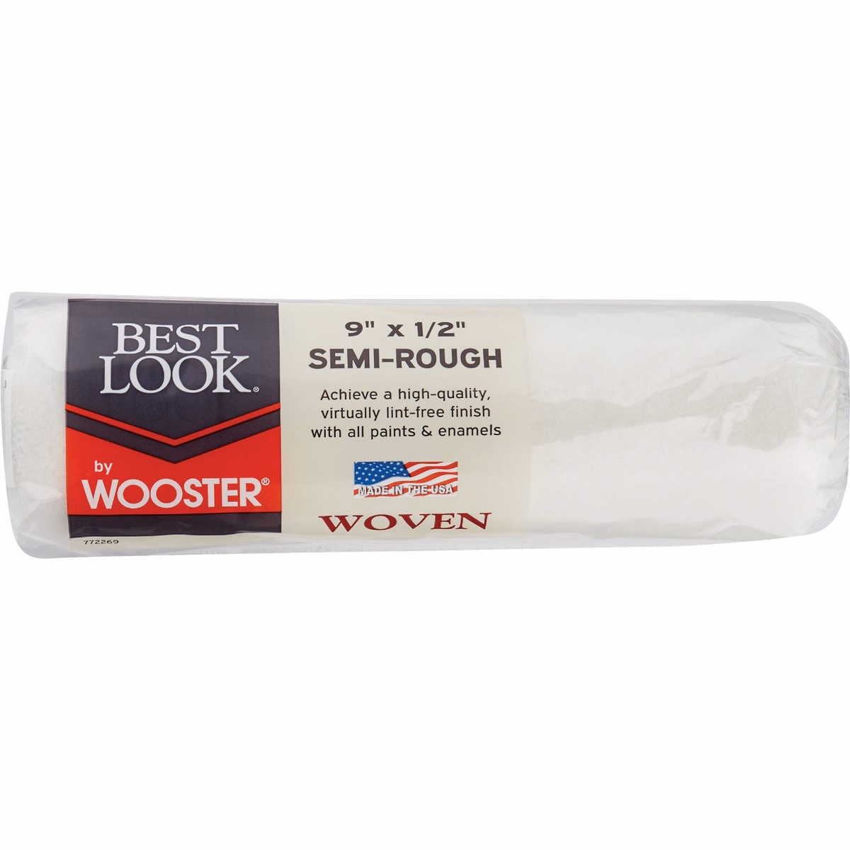 Best Look By Wooster 9 In. x 1/2 In. Woven Fabric Roller Cover