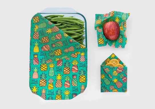 Beeswax Food Wrap – Pineapple Print
