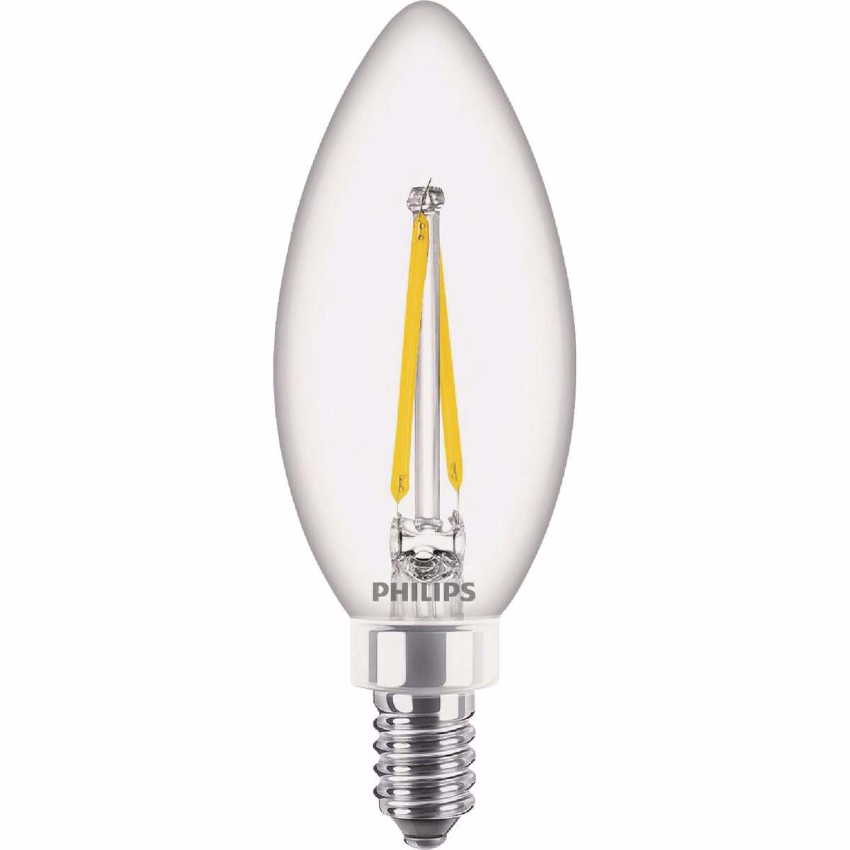 Philips Ultra Definition 40W Equivalent B11 LED Candelabra Base Daylight Light Bulb (3-Pack)