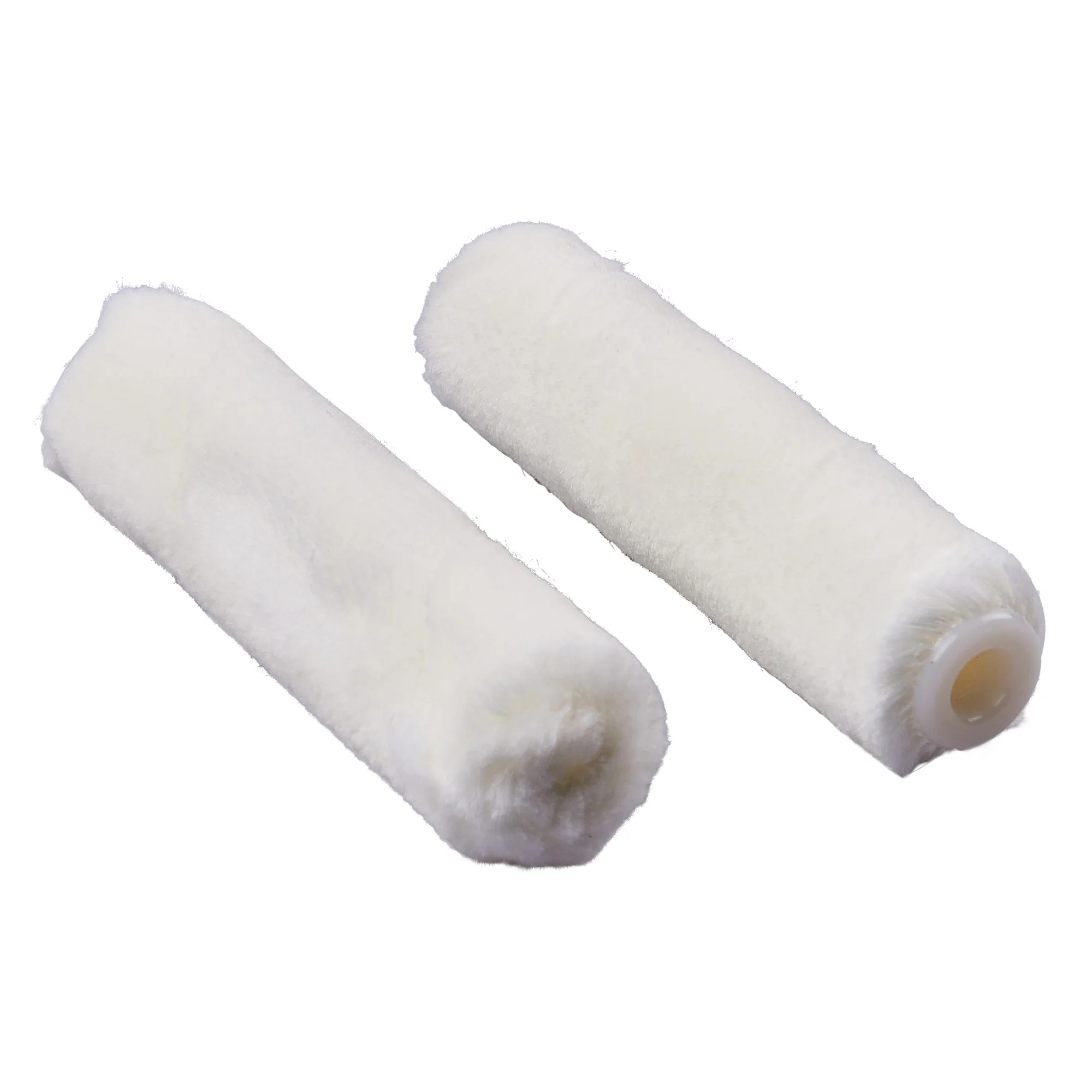 2 Piece 100mm (4″) Extra Short Pile (4mm) Roller Sleeve – Mohair
