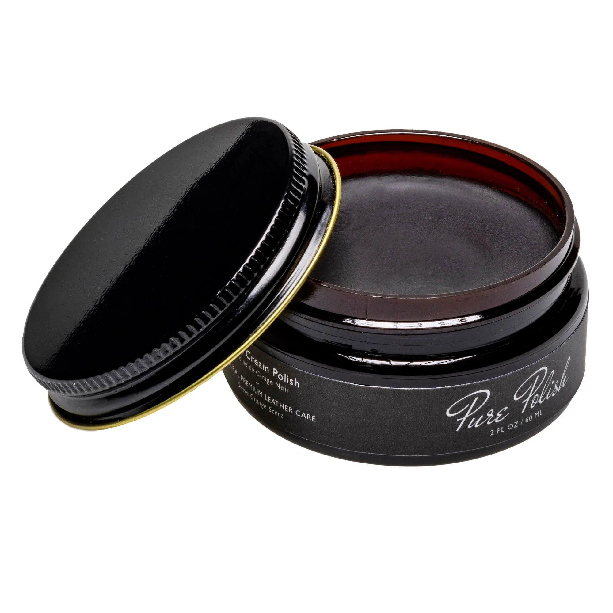 Black Leather Cream Polish