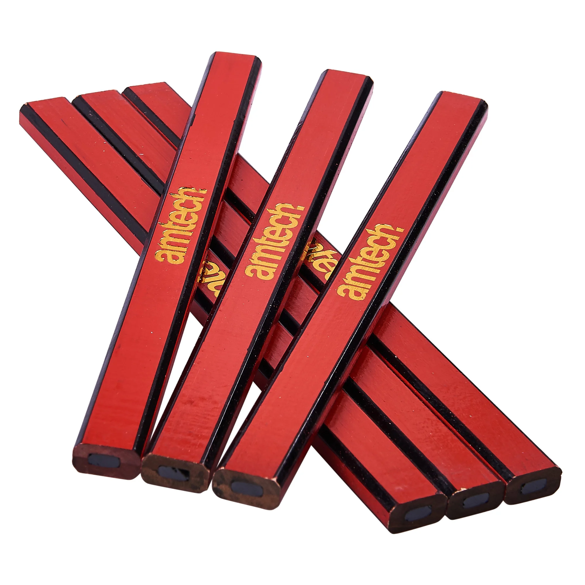 6 Piece Hardwood Carpenter’S Pencil Set