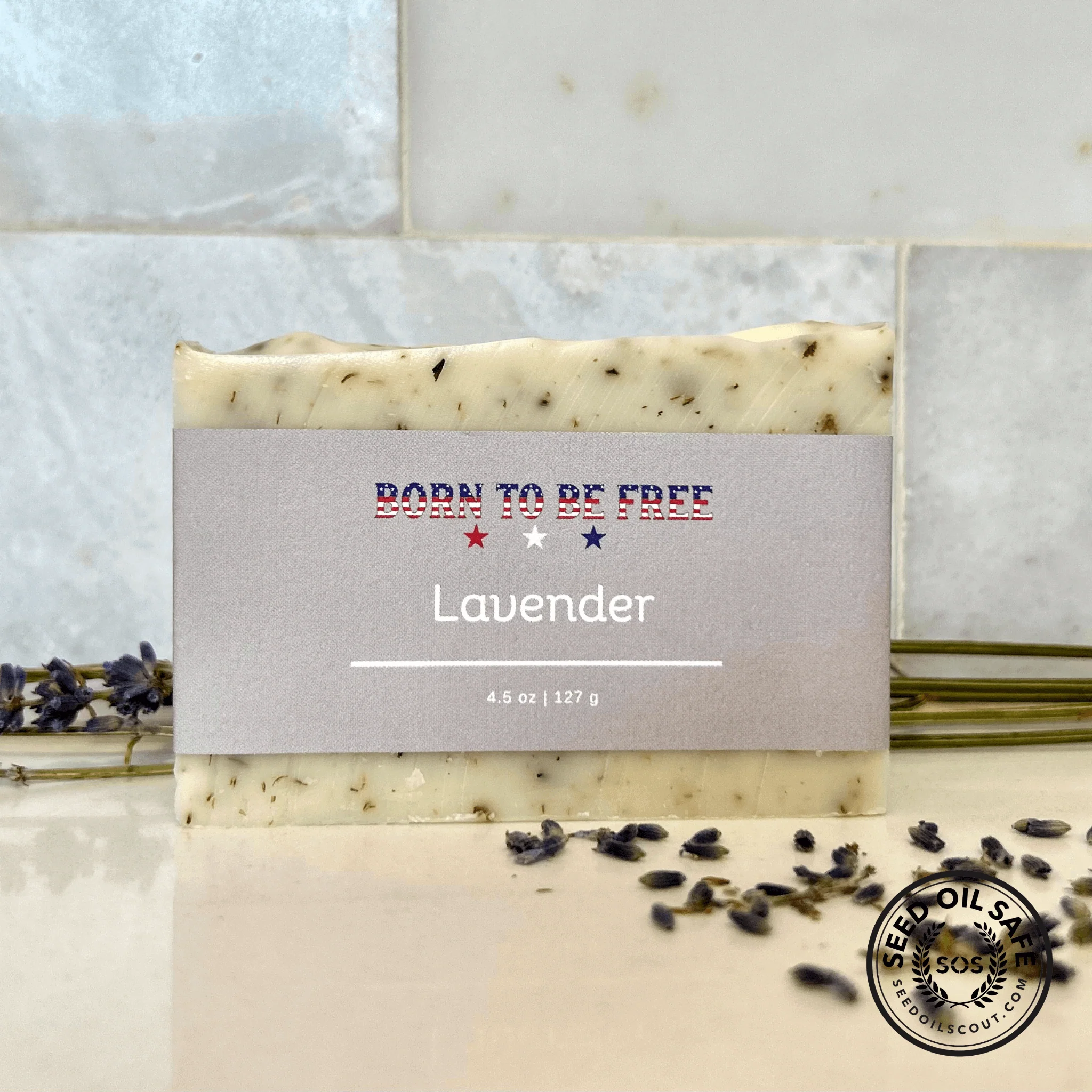 Lavender Tallow Soap Bar