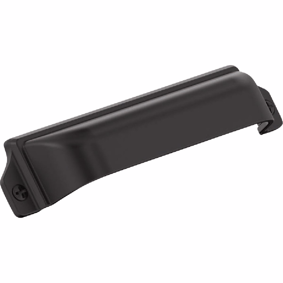 Amerock Everyday Basics Haven 3 In. or 3.75 In. Matte Black Cup Pull