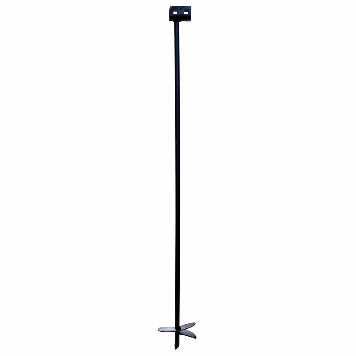Tie Down 6 In. x 48 In. Black Iron Double Head Earth Anchor