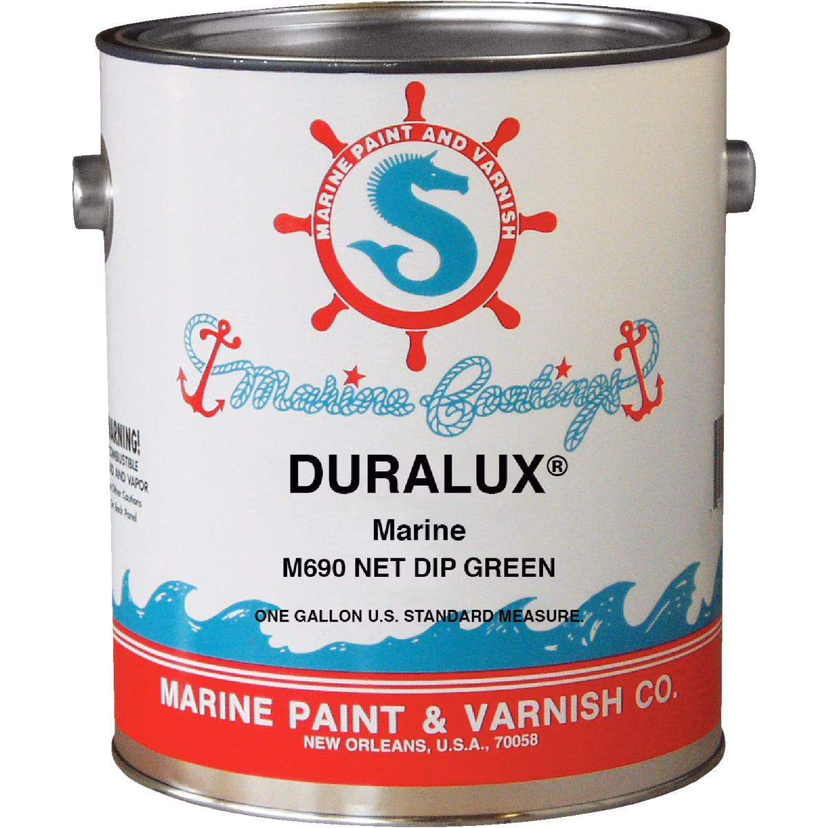 DURALUX Marine Plastic Net Dip Enamel, Green, 1 Gal.