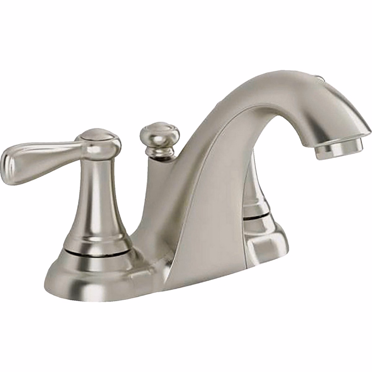 American Standard Marquette Brushed Nickel 2-Handle Lever 4 In. Centerset Bathroom Faucet with Pop-Up