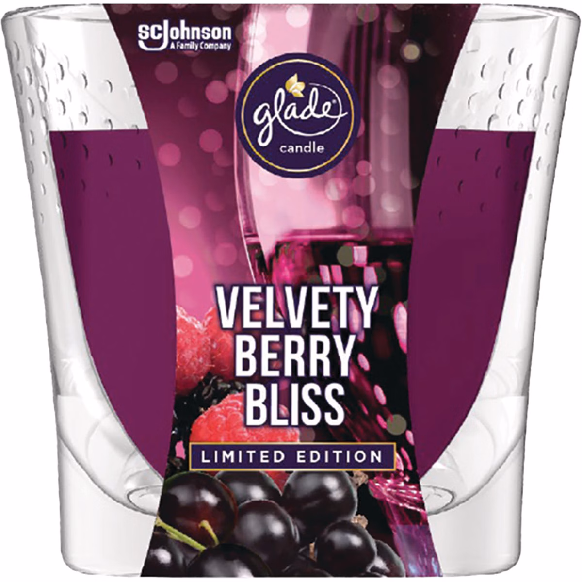 Glade 3.4 Oz. Velvety Berry Bliss Candle