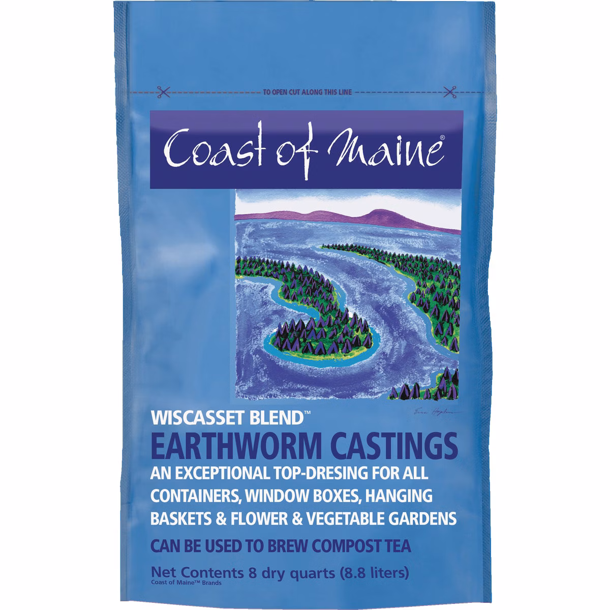 Coast of Maine Wiscasset Blend 8 Qt. Organic Earthworm Castings