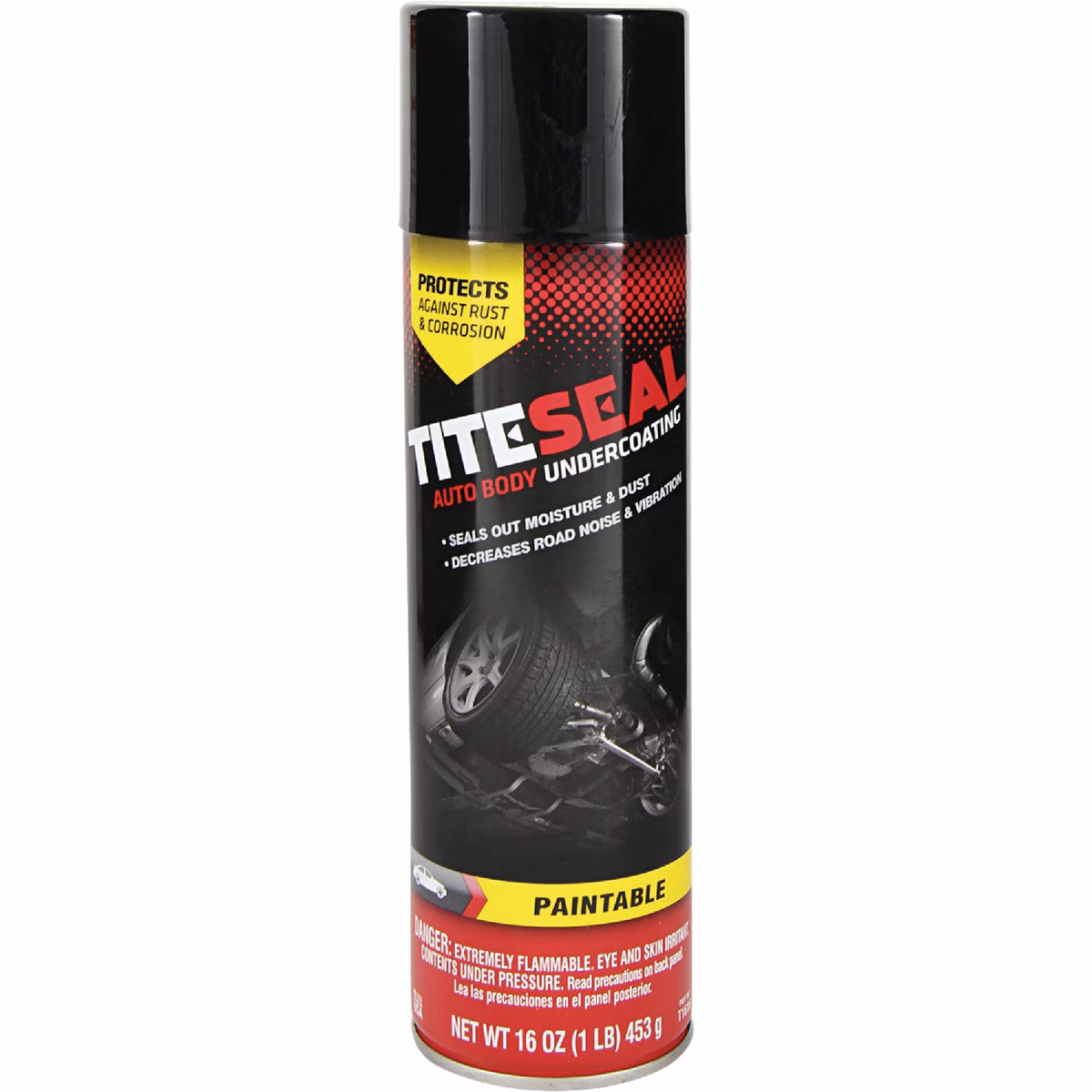 Tite-Seal 16 Oz. Aerosol Paintable Auto Undercoat