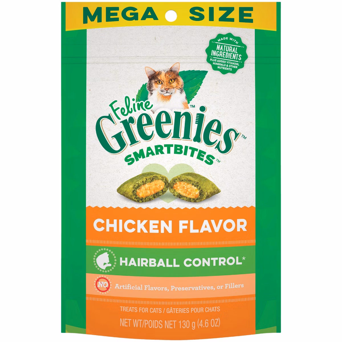 Greenies SmartBites Chicken 4.6 Oz. Hairball Control Cat Treats
