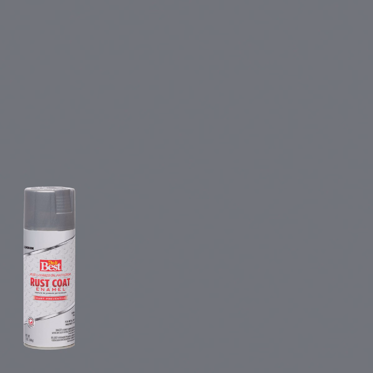 Do it Best Rust Coat Gloss Aluminum 12 Oz. Anti-Rust Spray Paint