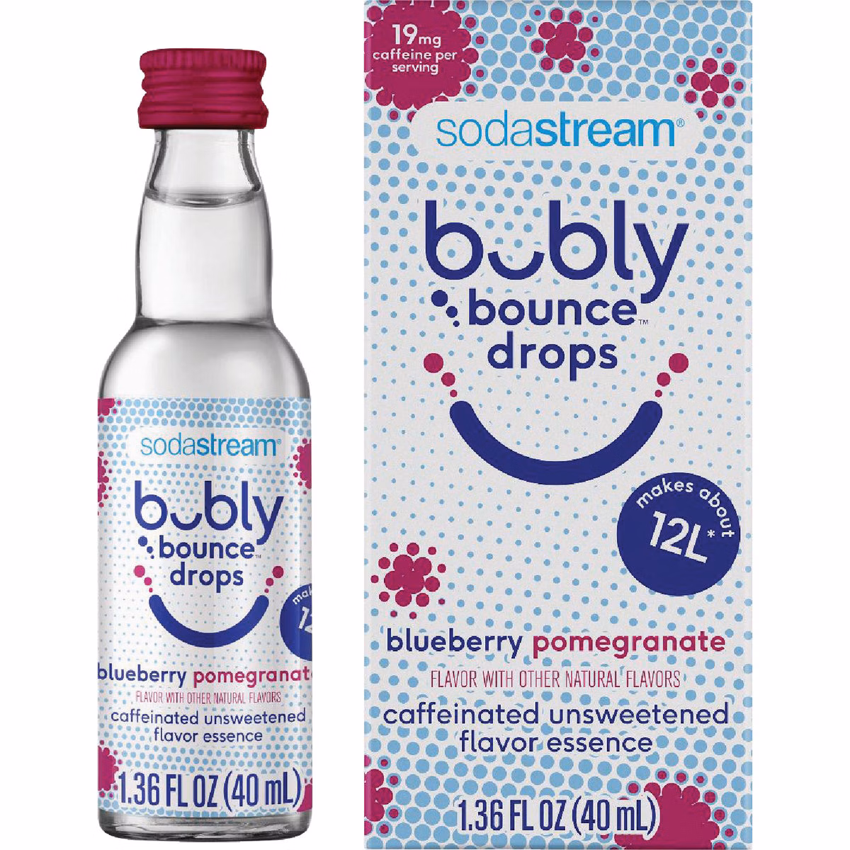 SodaStream Bubly Bounce Blueberry Pomegranate Beverage Drops