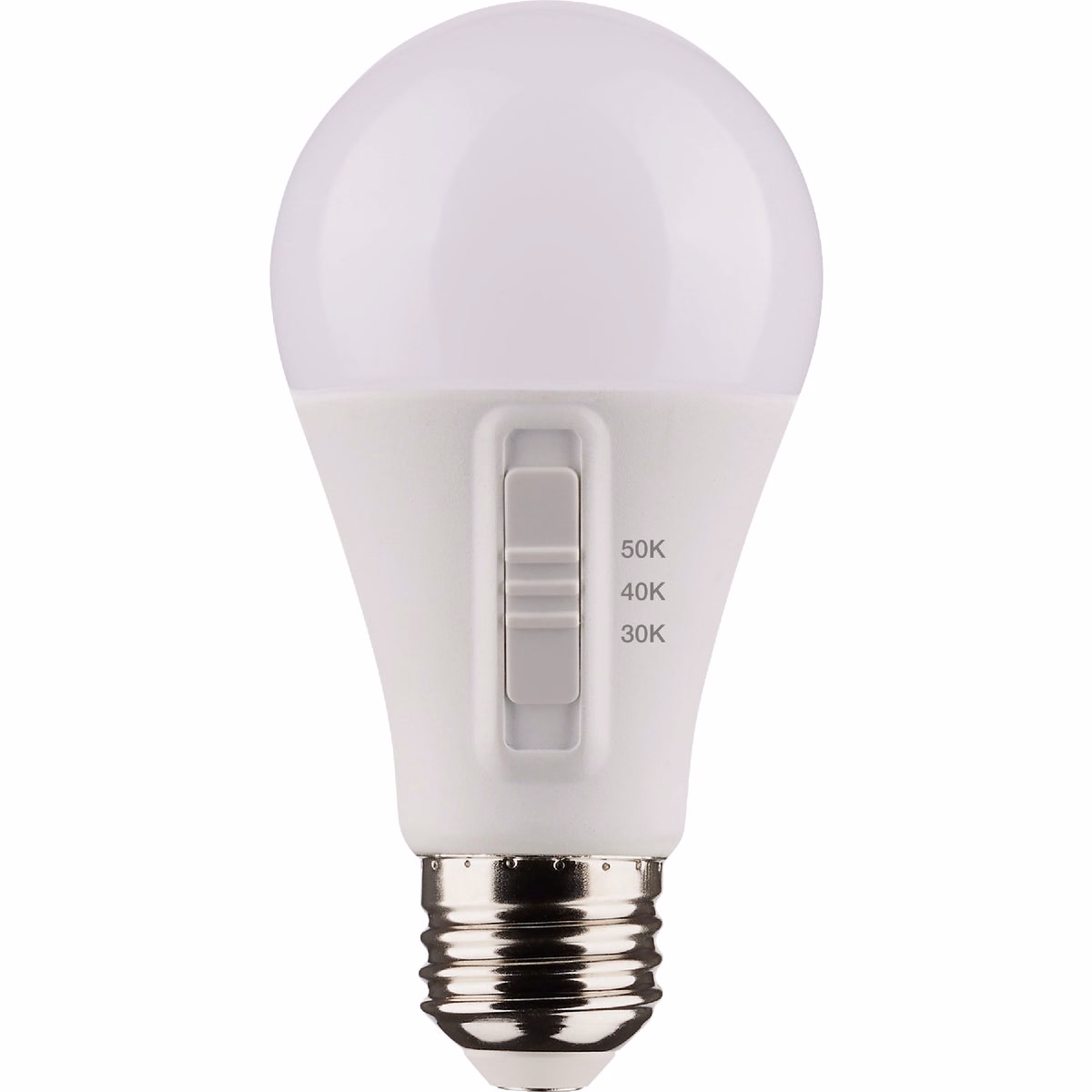 Satco 75W Equivalent 3CCT-Selectable A19 Traditional LED Light Bulb (4-Pack)