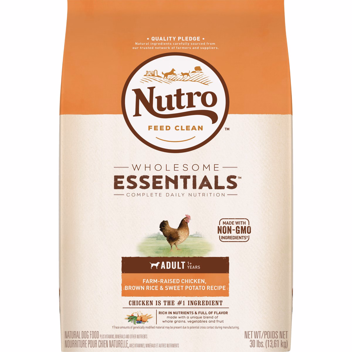 Nutro Wholesome Essentials 30 Lb. Chicken, Brown Rice, & Sweet Potato Adult Dry Dog Food