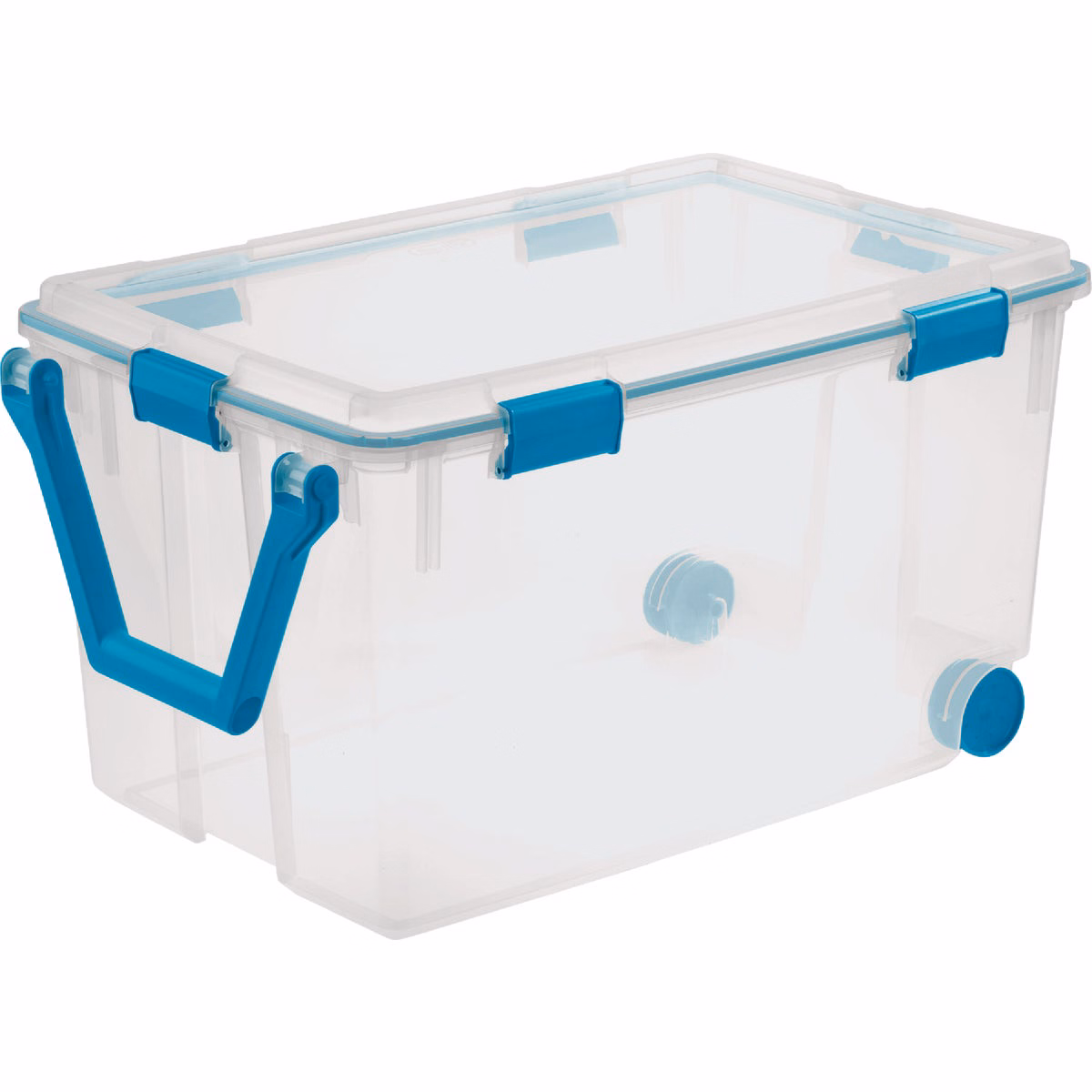 Sterilite 120 Qt. Blue Aquarium Wheeled Gasket Box