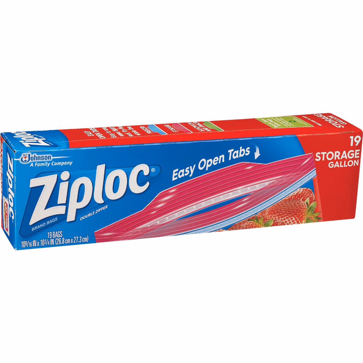 Ziploc 1Gal. Double Zipper Food Storage Bag (22-Count)