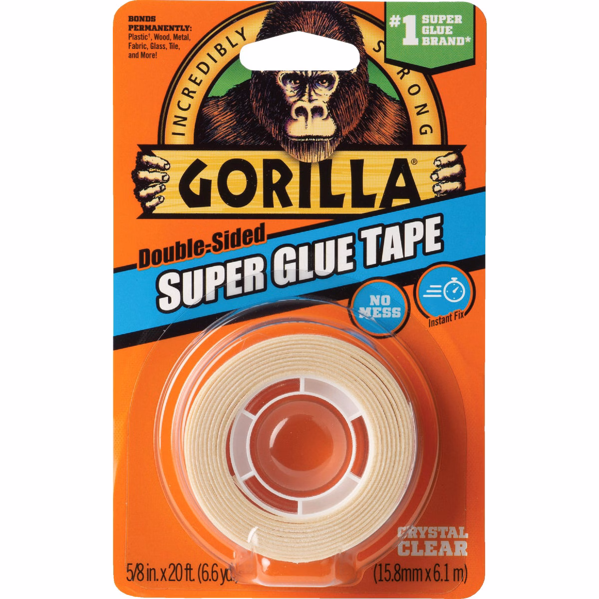 Gorilla 5/8 In. x 20 Ft. Super Glue Tape