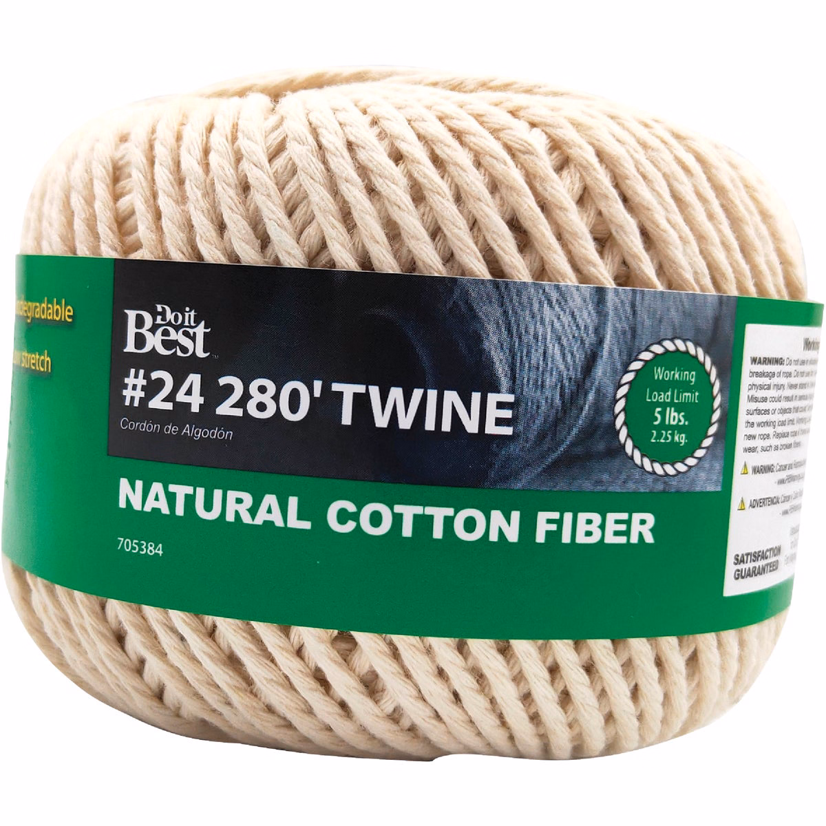 Do it Best #24 x 280 Ft. Natural Cotton Twine