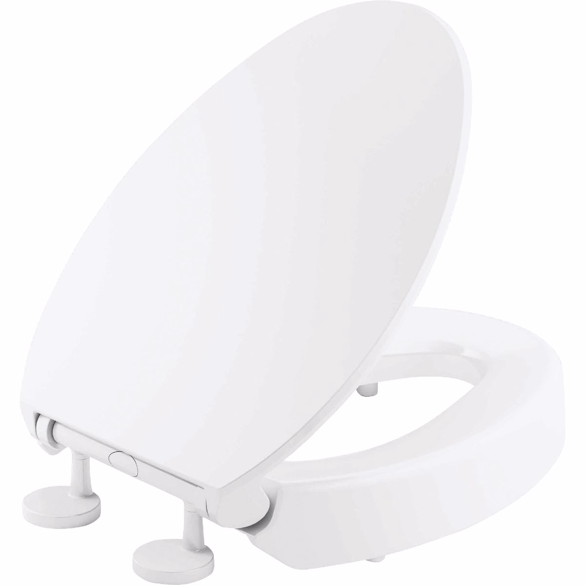Kohler Hyten Quiet-Close Elevated Elongated Toilet Seat, White