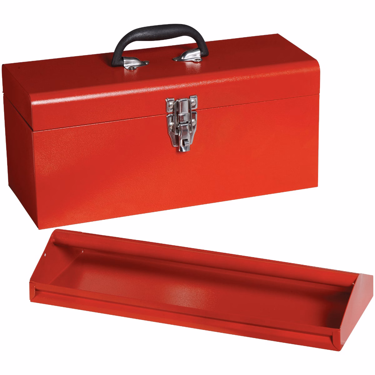 17 In. Red Steel Toolbox