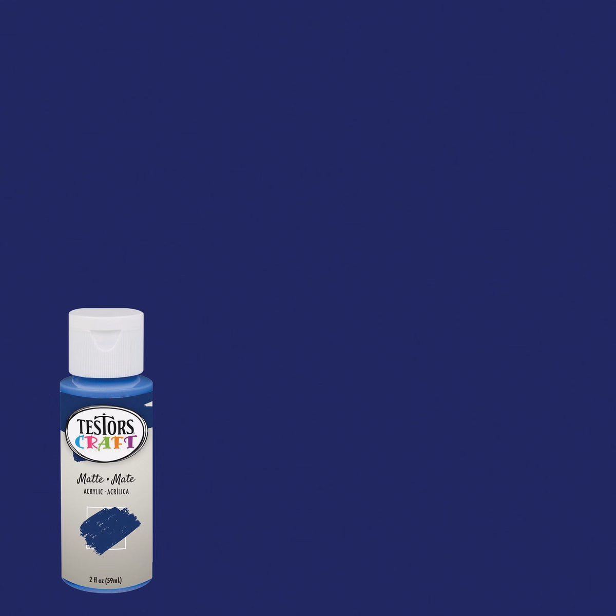 Testors 2 Oz. Acrylic Matte Craft Paint, Royal Blue