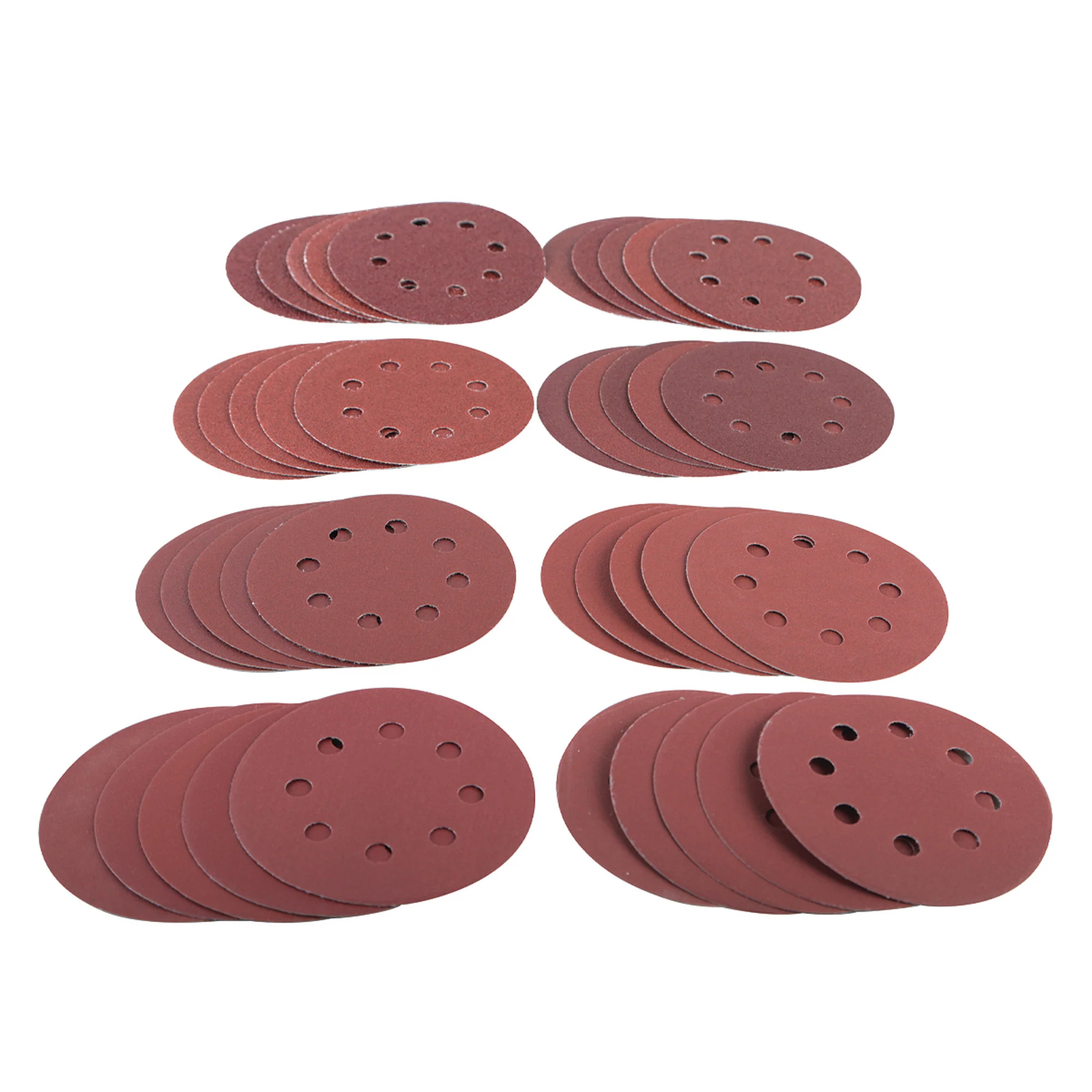 40 Piece Mixed Grit Circular Sanding Sheet Set (115mm)