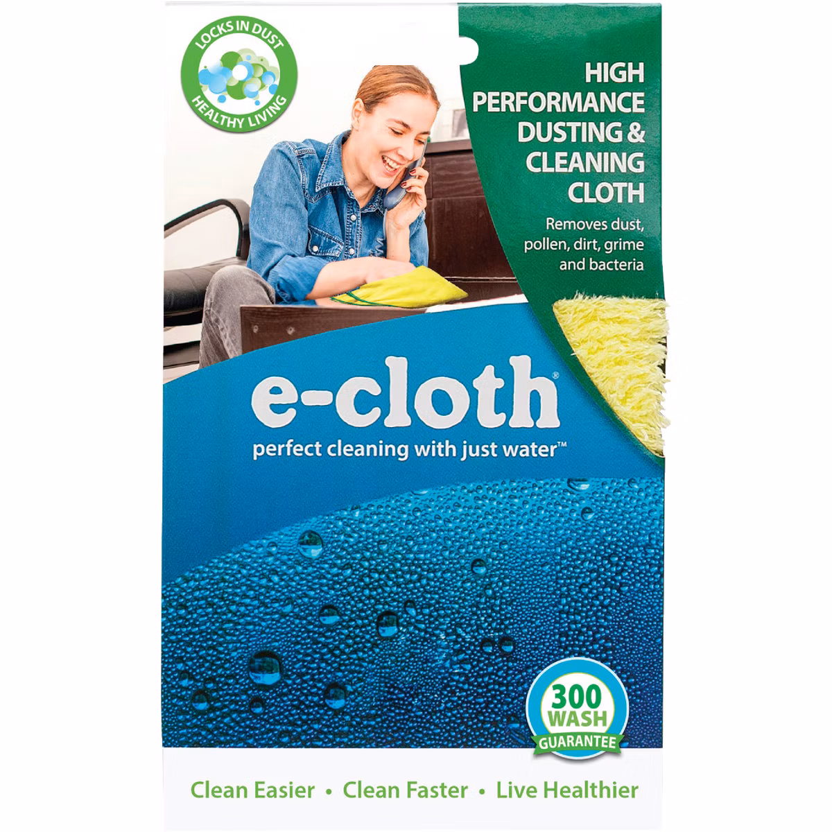 E-Cloth 12.5 In. x 12.5 in. High Performance Dusting & Cleaning Cloth