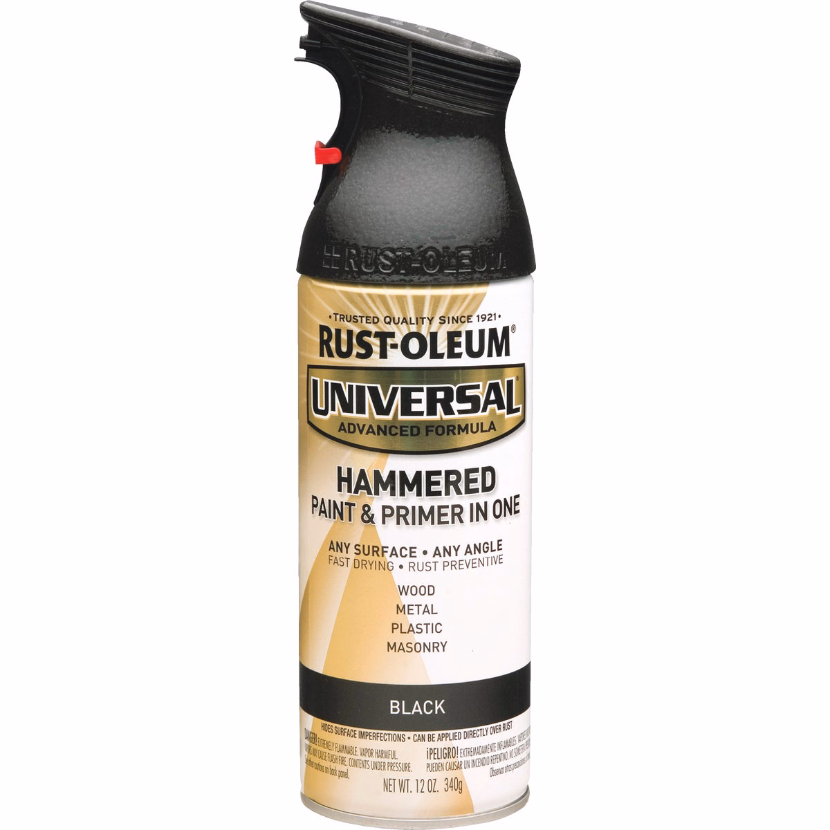 Rust-Oleum Universal 12 Oz. Hammered Black Paint