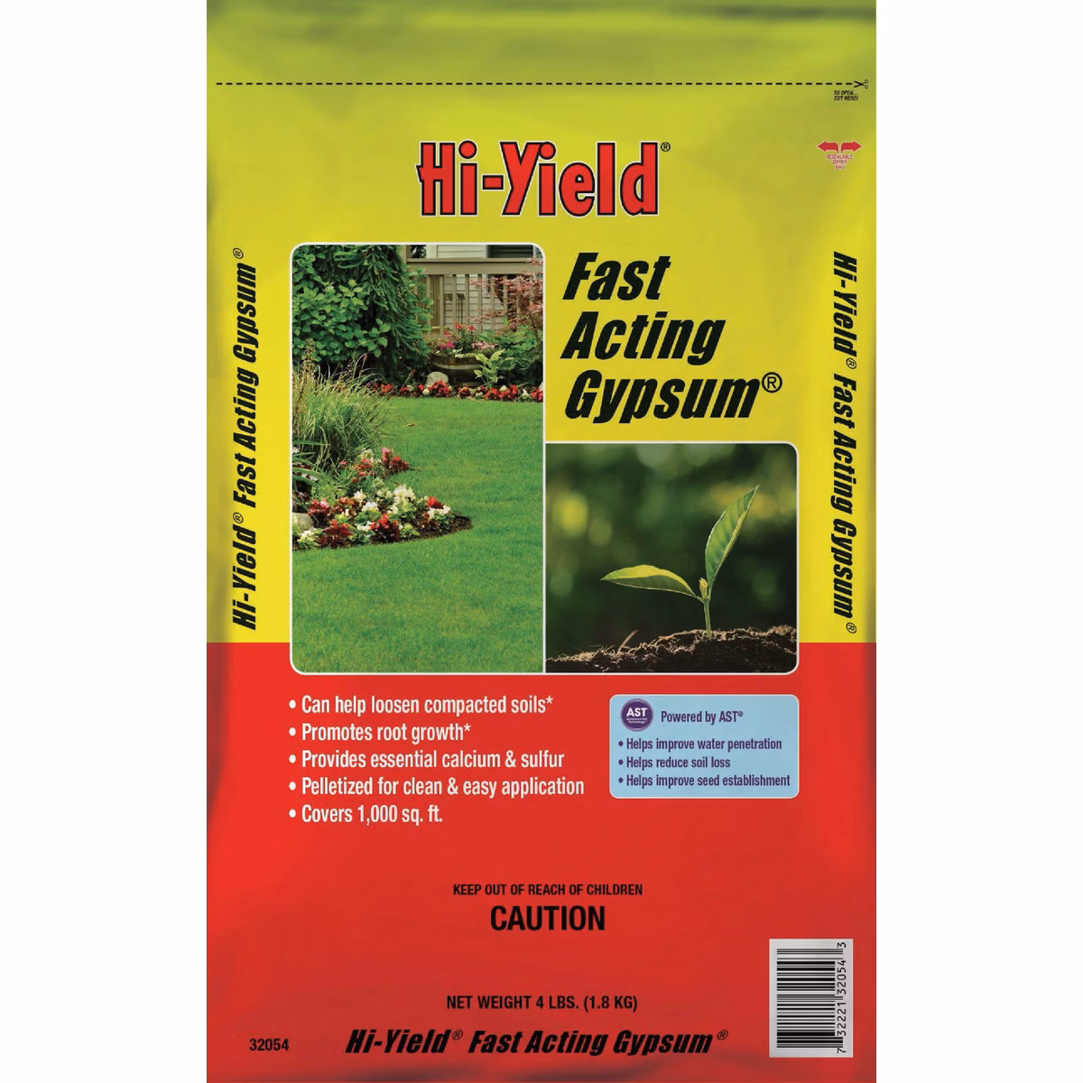 Hi-Yield 4 Lb. 1000 Sq. Ft. Fast Acting Gypsum
