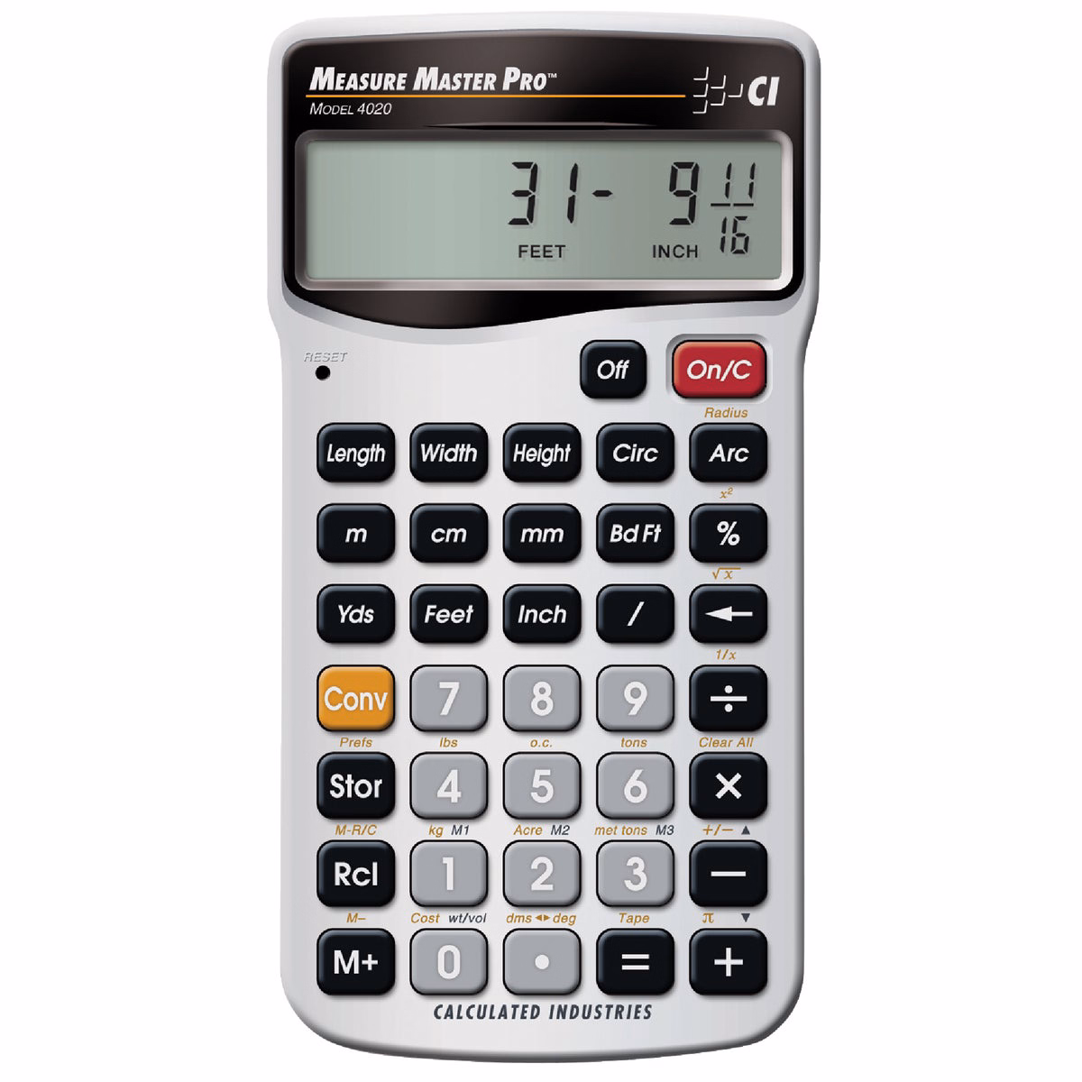 Calculated Industries Measure Master Pro Project Calculator