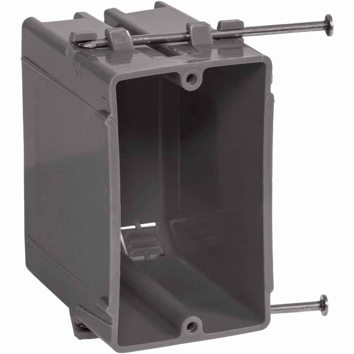 Gardner Bender 1-Gang PVC New Work Wall Electrical Box, 20 Cu. In.-