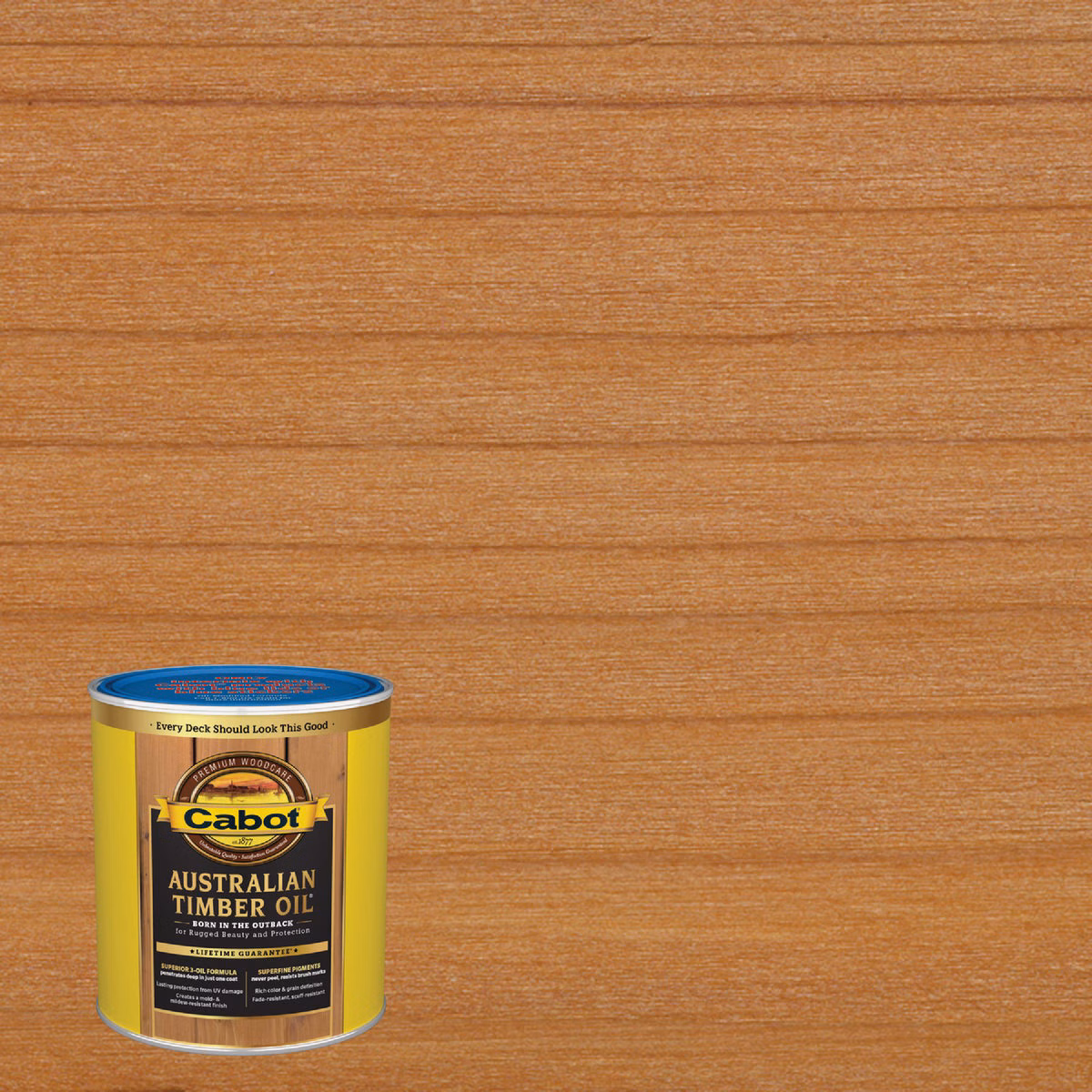 Cabot Australian Timber Oil Low VOC, Honey Teak, 1 Qt.