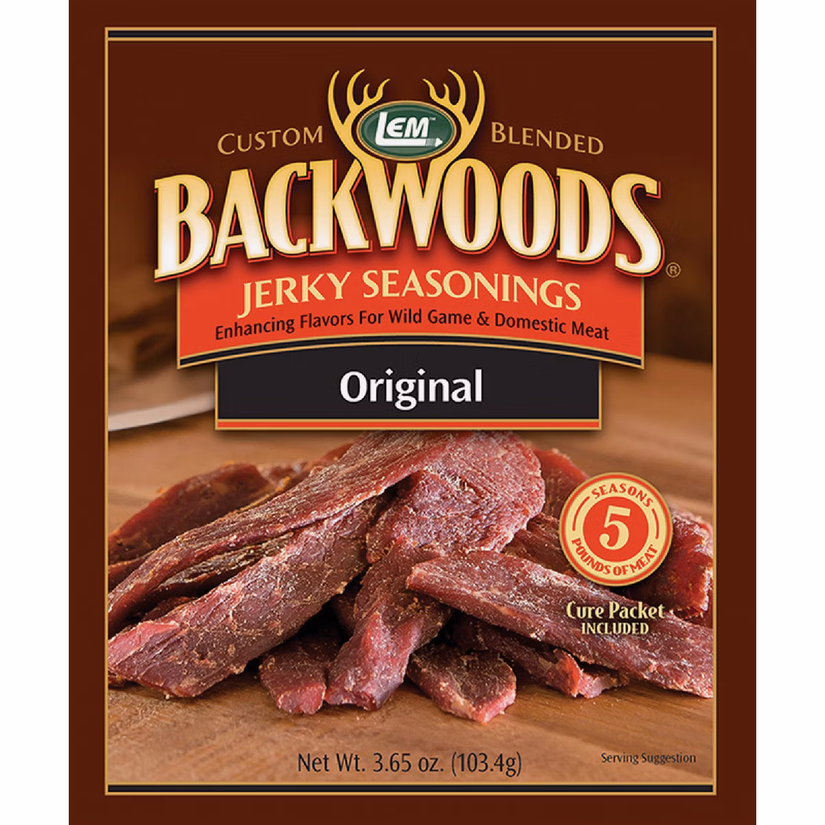 LEM Backwoods 3.65 Oz. Original Jerky Seasoning