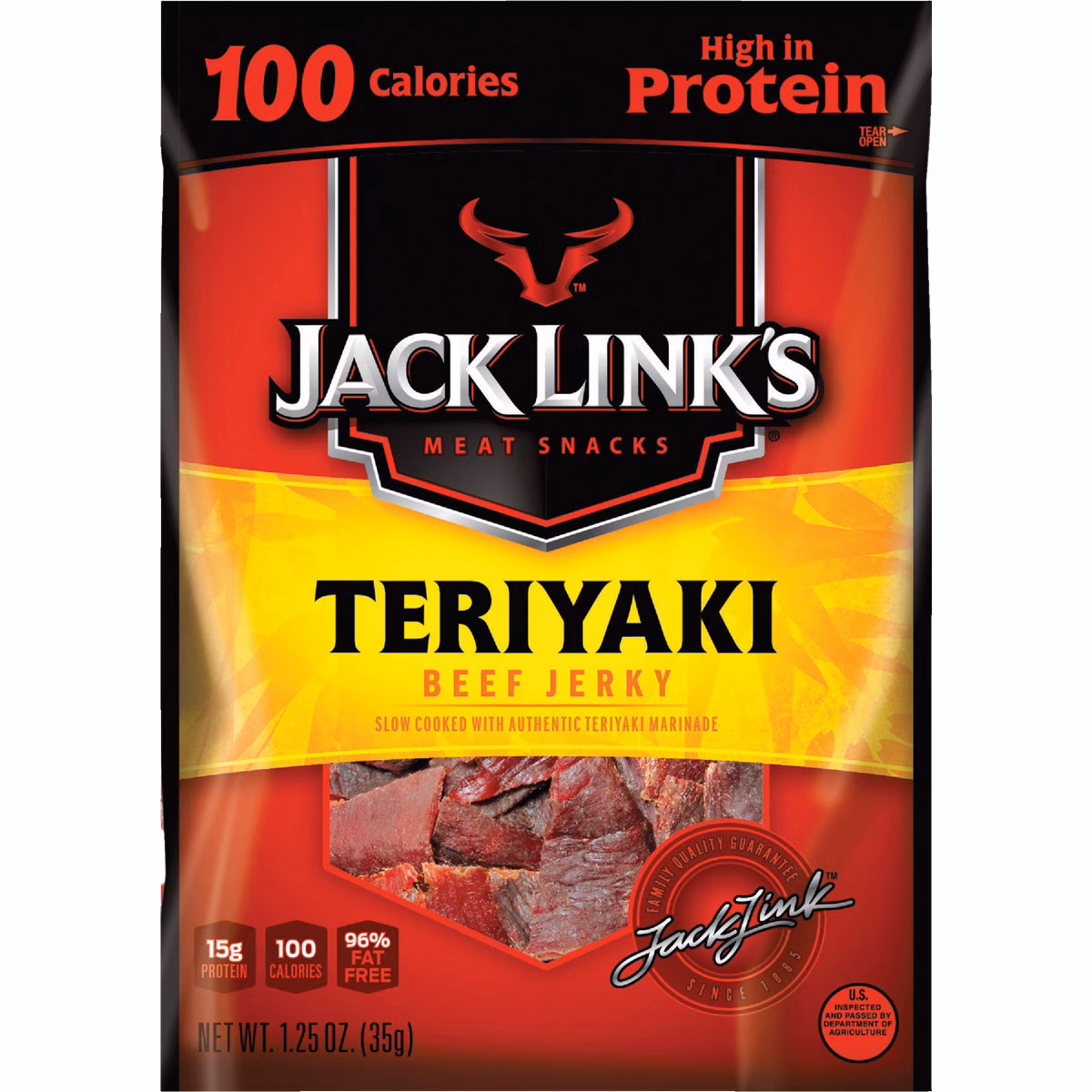 Jack Link's 1.25 Oz. Teriyaki Beef Jerky
