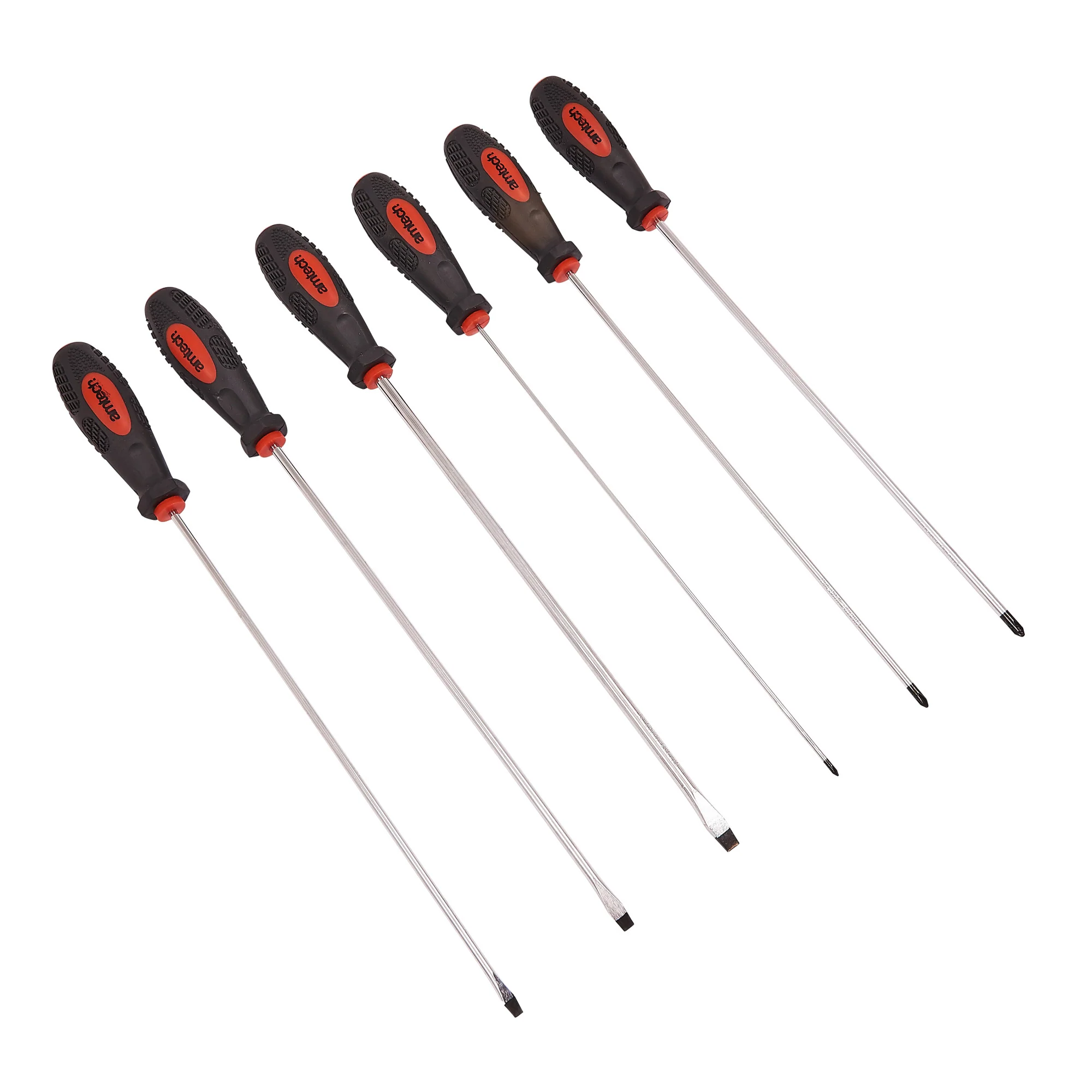 6 Piece Long Reach Screwdriver Set