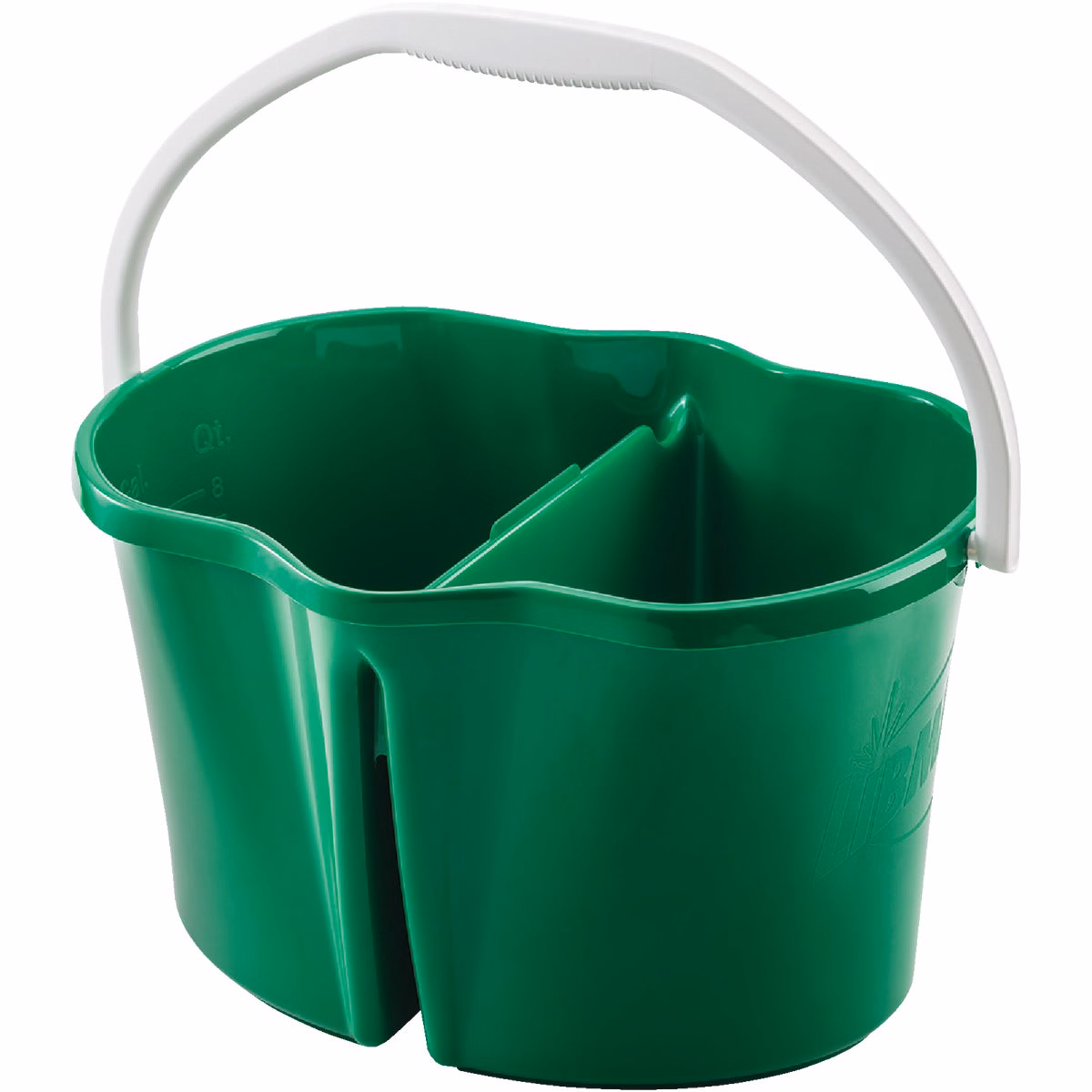 Libman Clean & Rinse 4 Gal. Green Divided Bucket