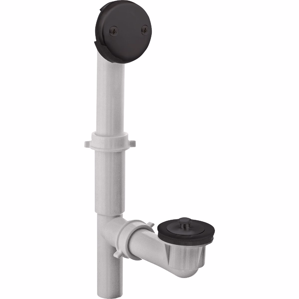 Danco Twist & Turn Tub Drain Kit with Matte Black Trim