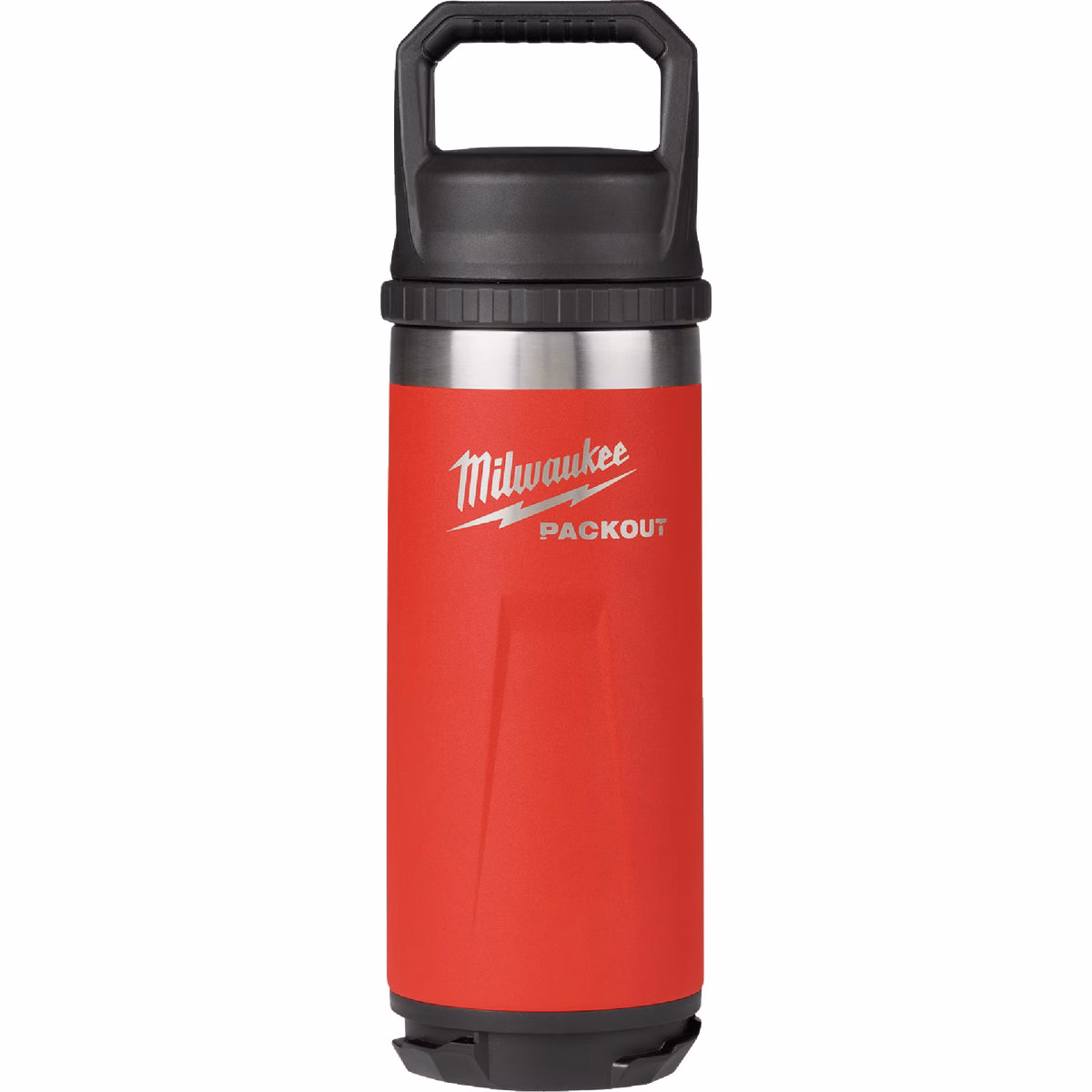 Milwaukee PACKOUT 18 Oz. Red Insulated Bottle with Chug Lid