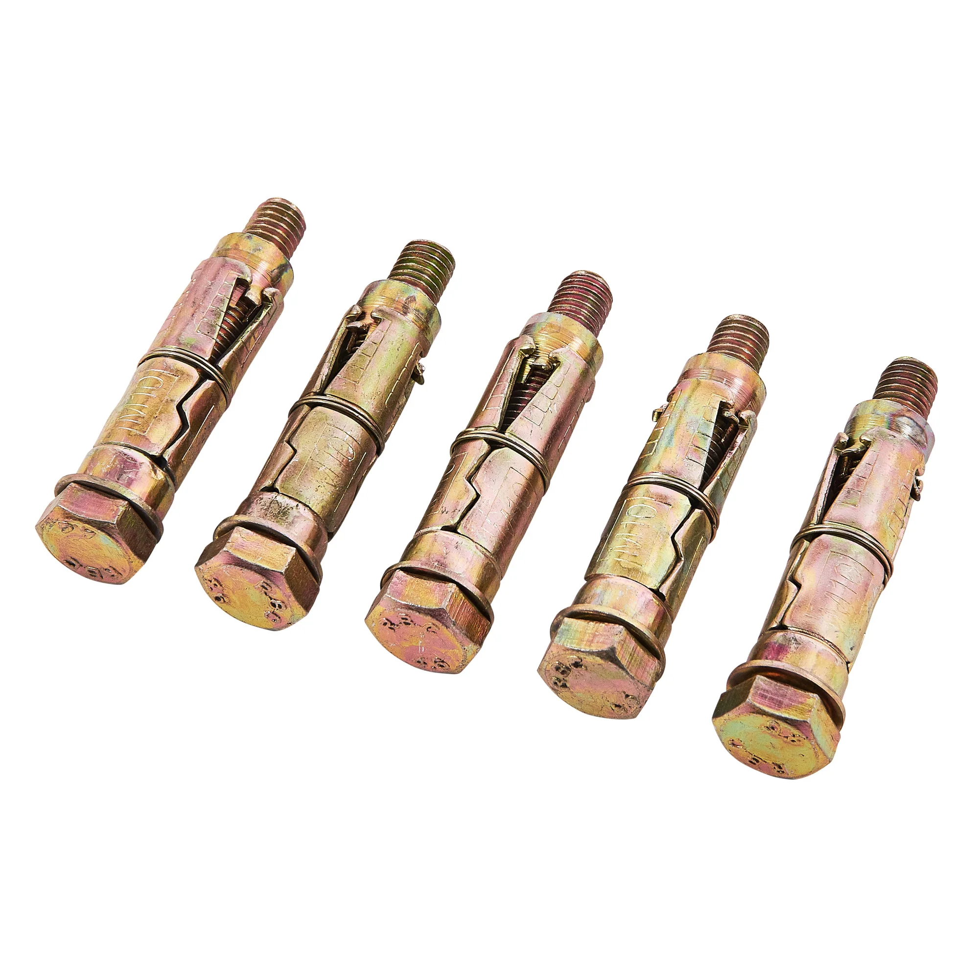 5 Piece M10 X 70mm Expansion Bolts