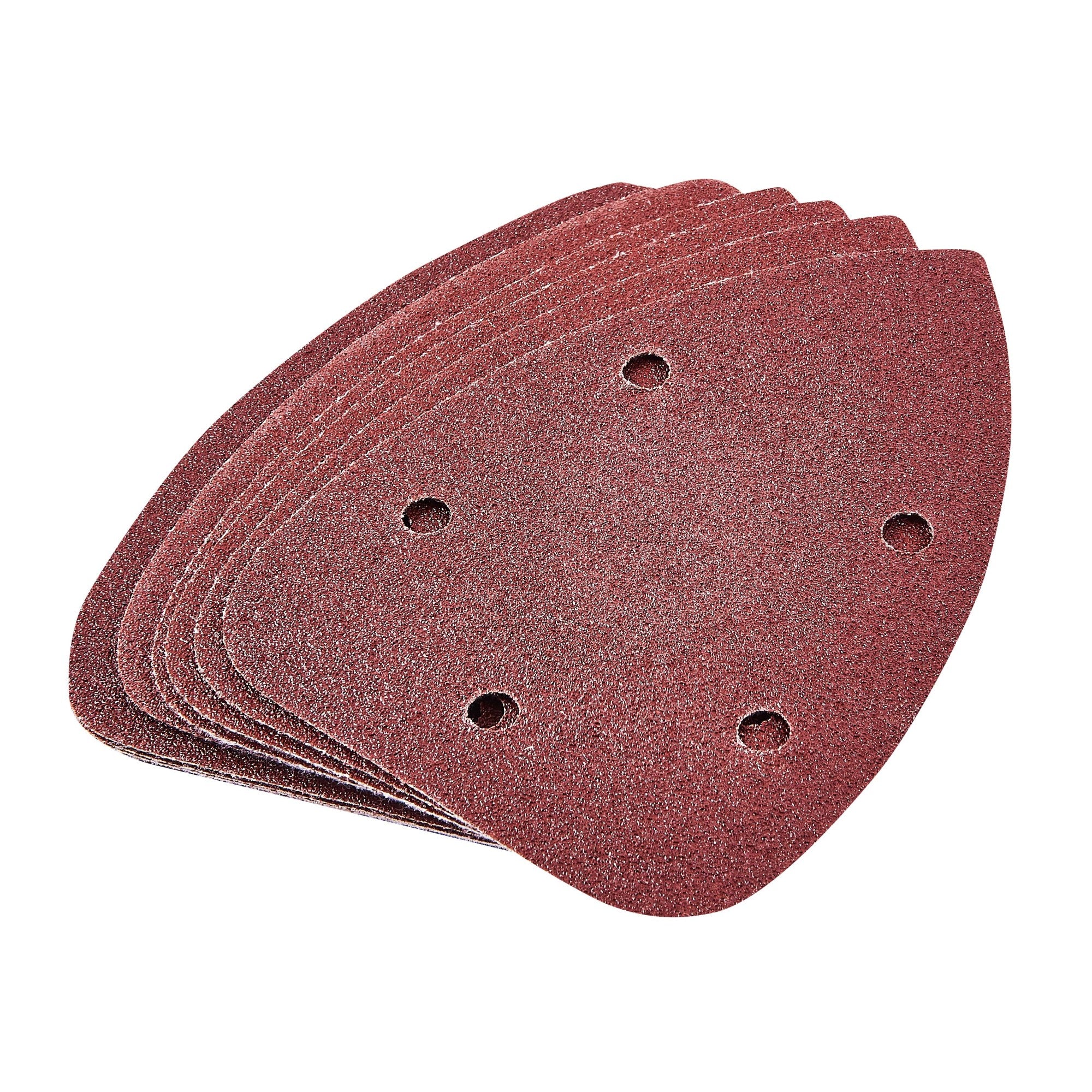 10 X P80 Grit Delta Sanding Sheets (150mm X 150mm X 100mm)