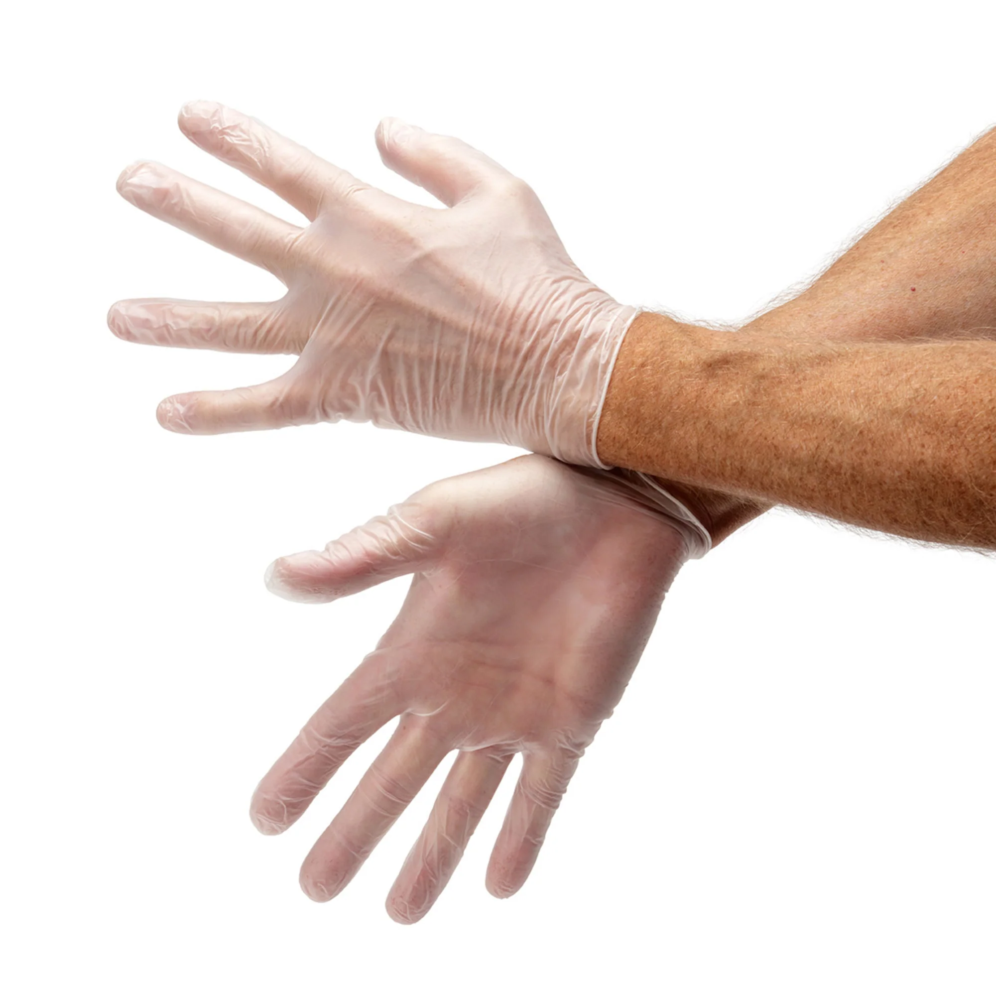Disposable Vinyl Gloves Size M (100 Pack)