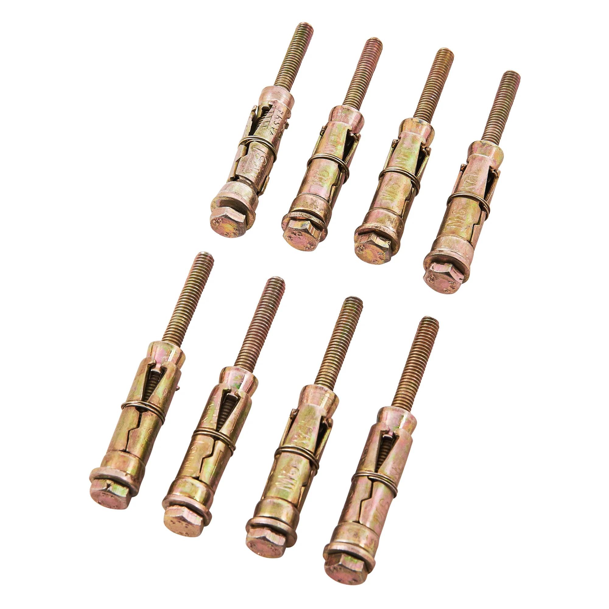 8 Piece M6 X 75mm Expansion Bolts