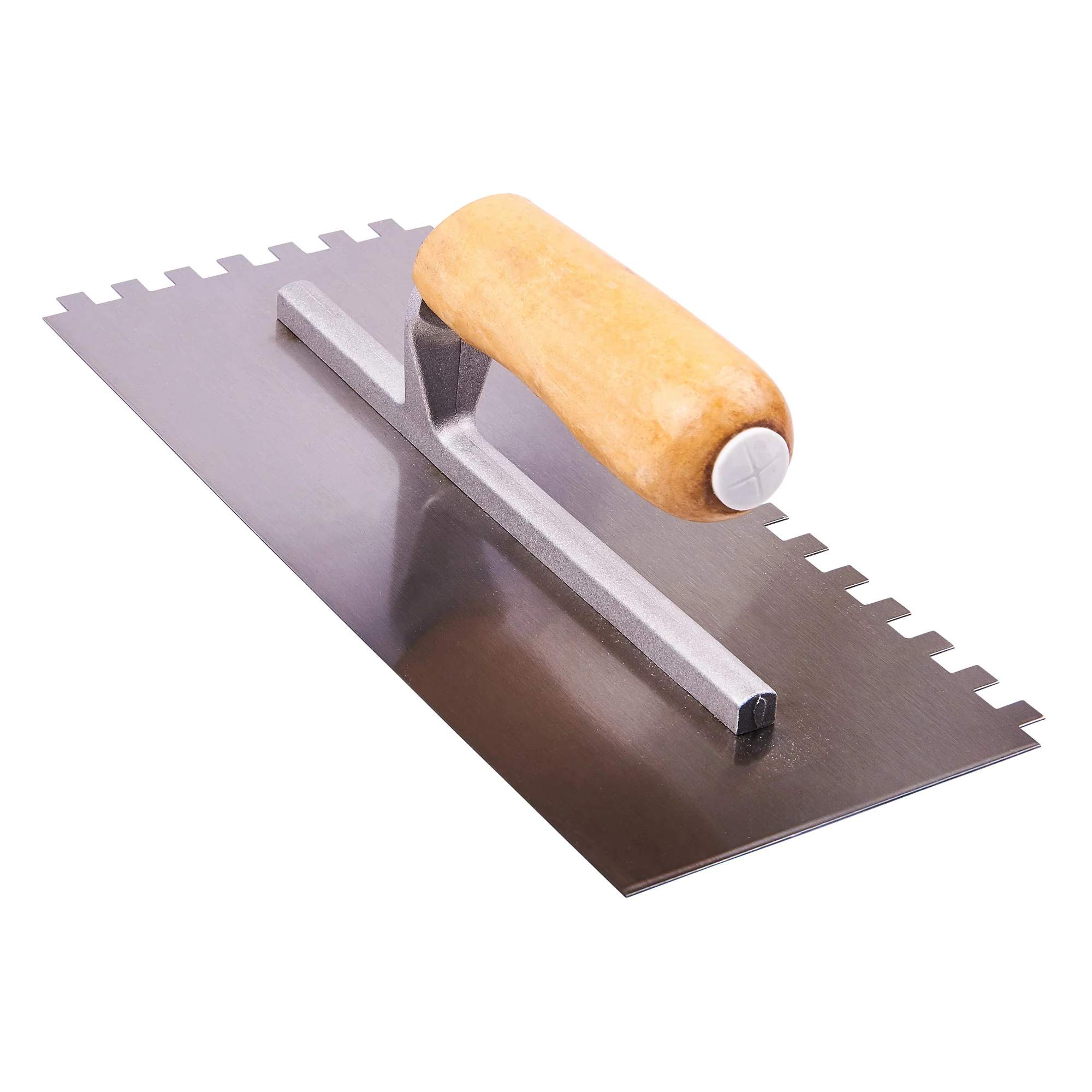 280mm (11″) Notched Float Trowel With Wooden Handle