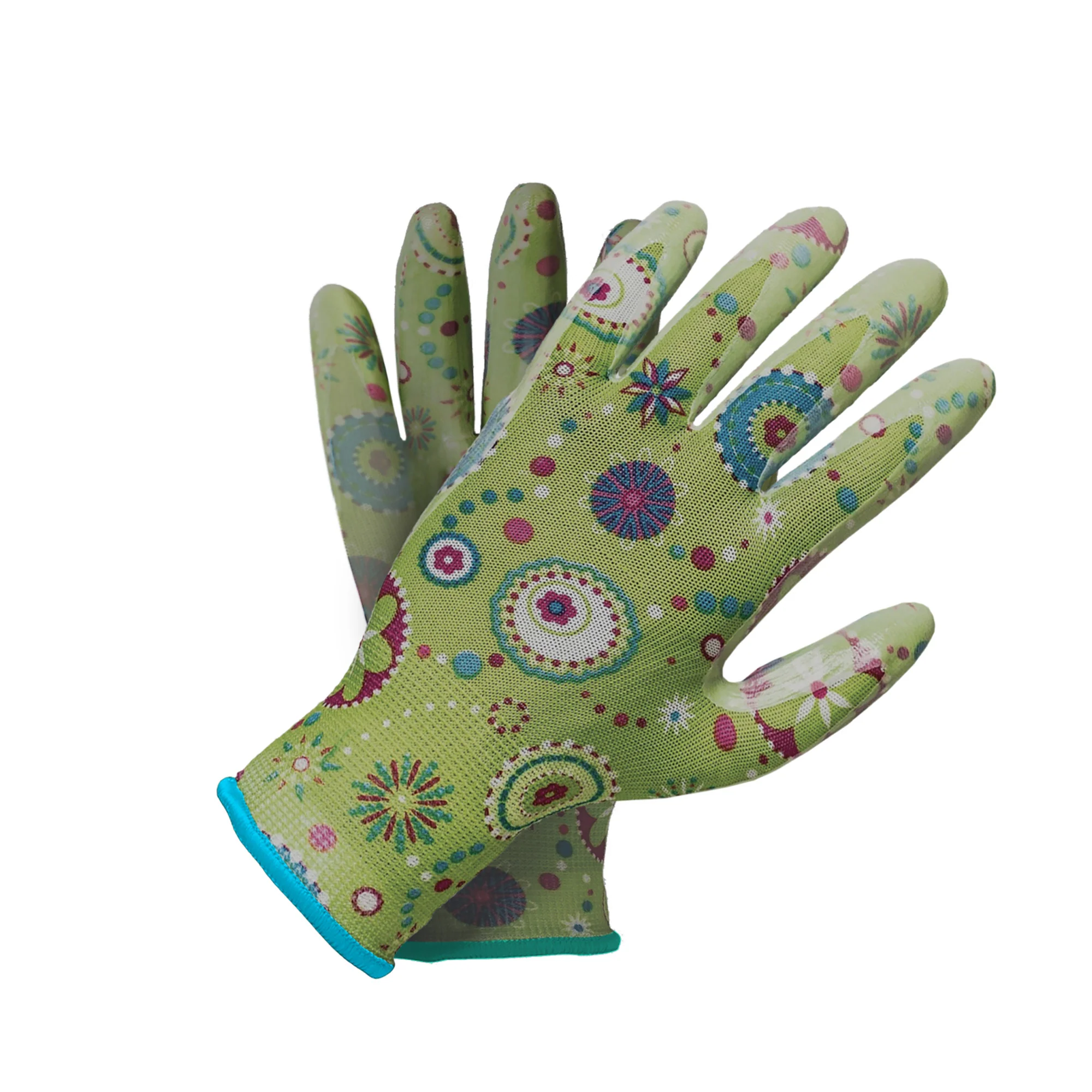 Nitrile Palm-Coated Gardening Gloves (Size: S)