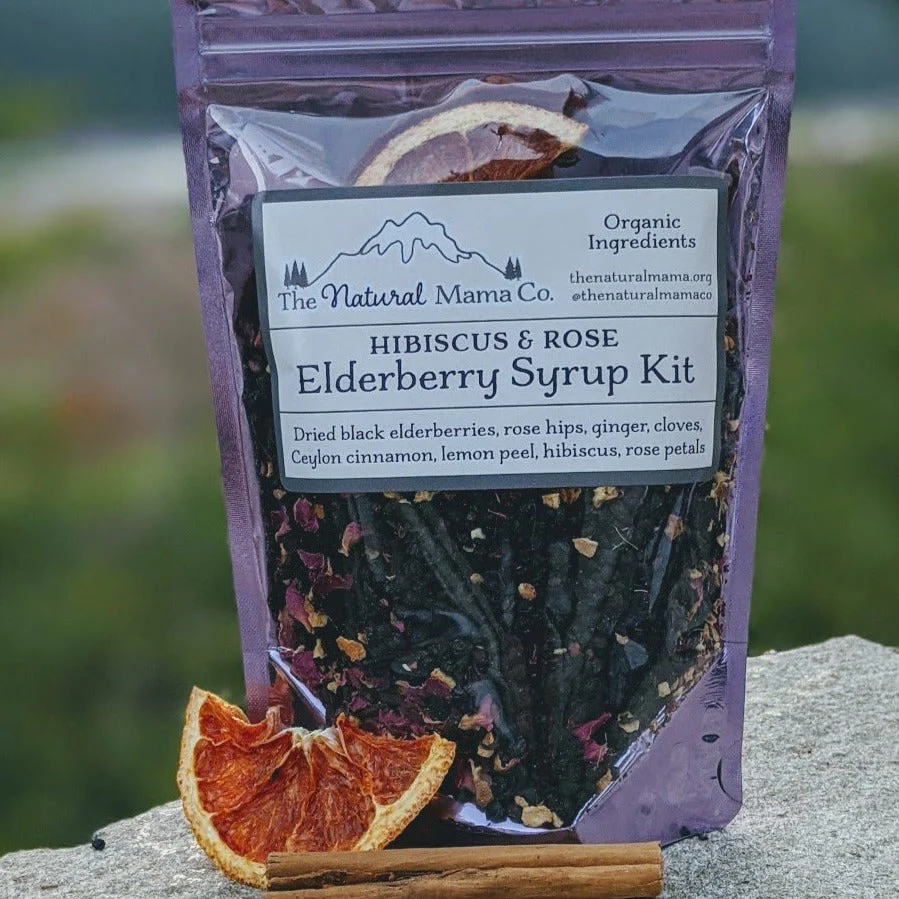 Super Sized Elderberry Syrup Kit – Hibiscus & Rose